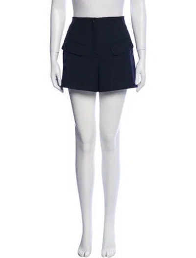 Pre-owned Maje Mini Shorts In Blue