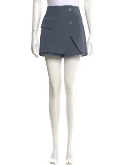 Pre-owned Maje Mini Shorts In Blue