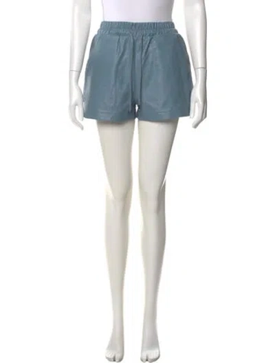 Pre-owned Maje Mini Shorts In Blue
