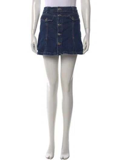 Pre-owned Maje Mini Shorts In Blue