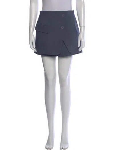 Pre-owned Maje Mini Shorts In Blue
