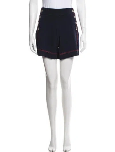 Pre-owned Maje Mini Shorts In Blue