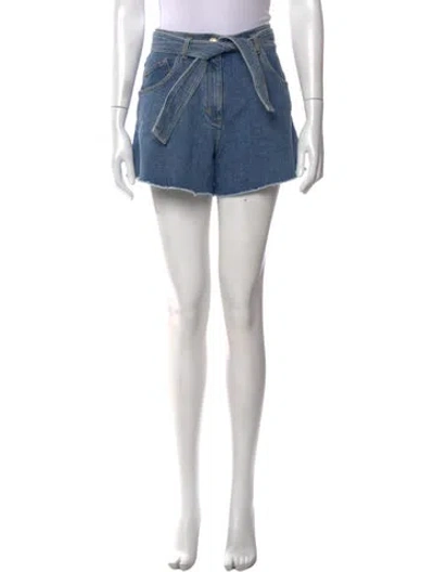 Pre-owned Maje Mini Shorts In Blue