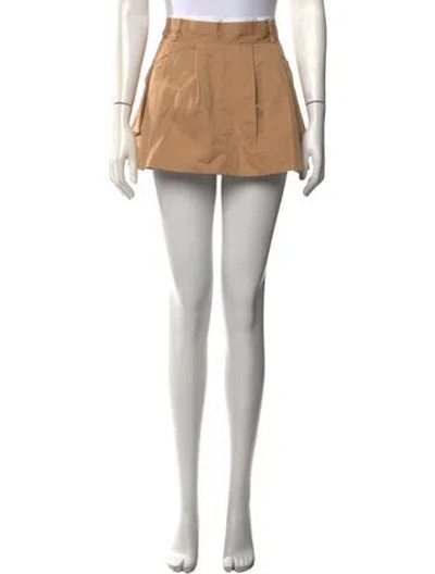 Pre-owned Maje Mini Shorts In Brown