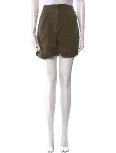 Pre-owned Maje Mini Shorts In Green