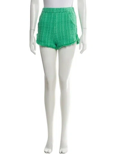 Pre-owned Maje Mini Shorts In Green