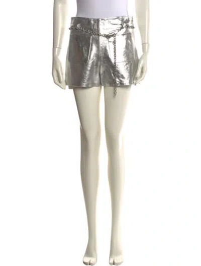 Pre-owned Maje Mini Shorts In Neutral