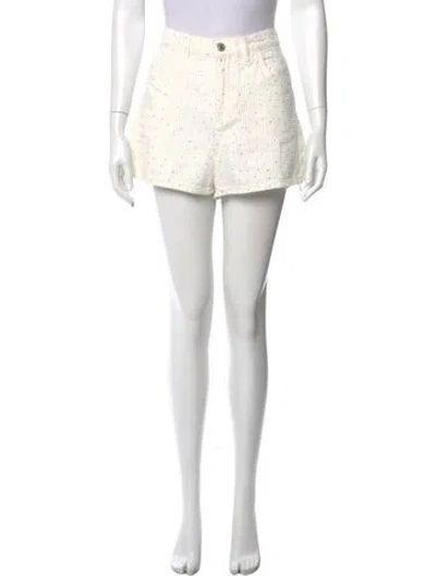 Pre-owned Maje Mini Shorts In Neutral