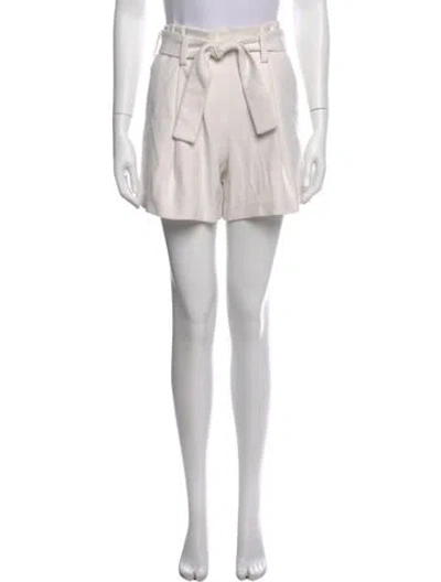 Pre-owned Maje Mini Shorts In Neutral