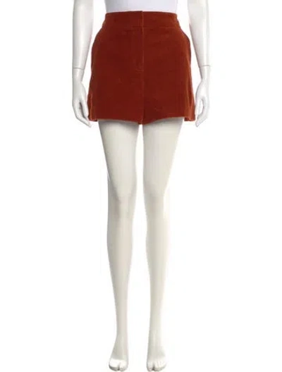 Pre-owned Maje Mini Shorts In Orange