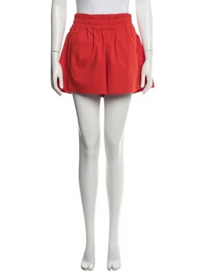 Pre-owned Maje Mini Shorts In Orange