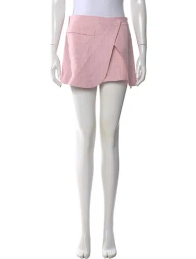 Pre-owned Maje Mini Shorts In Pink