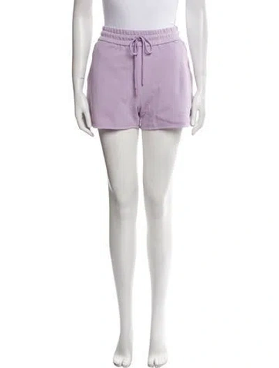 Pre-owned Maje Mini Shorts In Purple