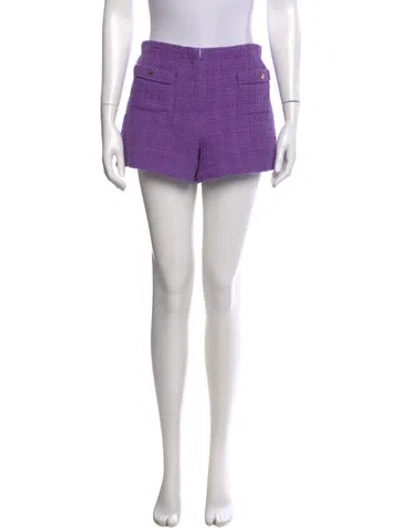 Pre-owned Maje Mini Shorts In Purple
