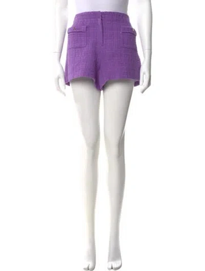 Pre-owned Maje Mini Shorts In Purple