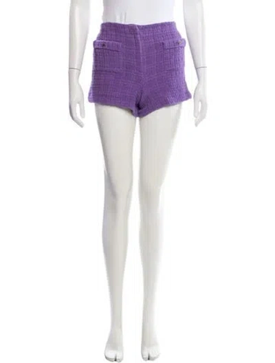 Pre-owned Maje Mini Shorts In Purple