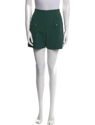 Pre-owned Maje Mini Shorts W/ Tags In Green