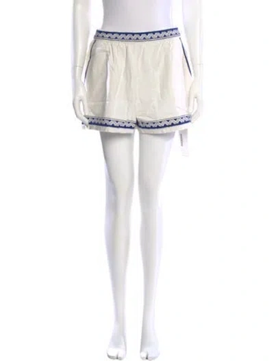 Pre-owned Maje Mini Shorts In White