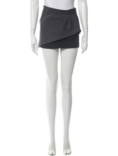 Pre-owned Maje Mini Skirt In Black