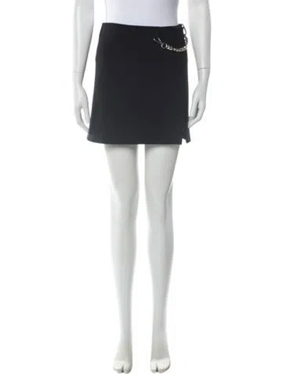 Pre-owned Maje Mini Skirt In Black