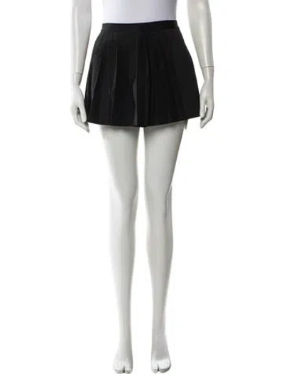 Pre-owned Maje Mini Skirt In Black