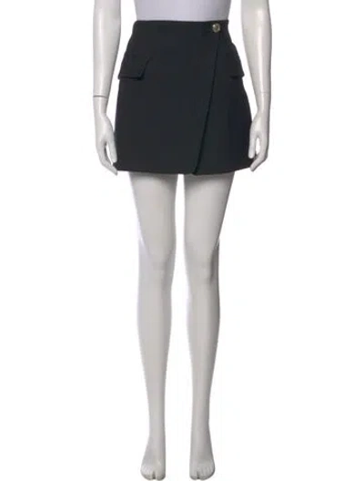 Pre-owned Maje Mini Skirt In Black