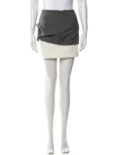 Pre-owned Maje Mini Skirt In Black