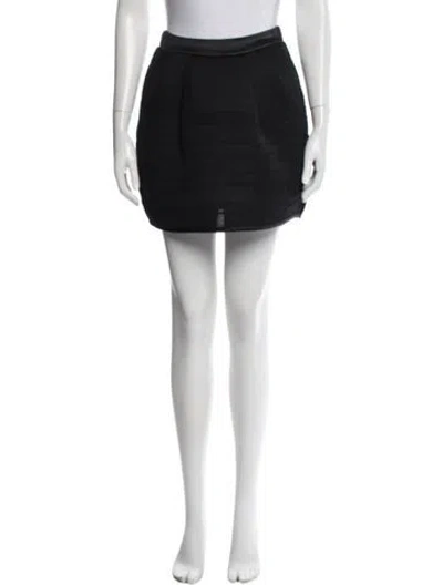 Pre-owned Maje Mini Skirt In Black