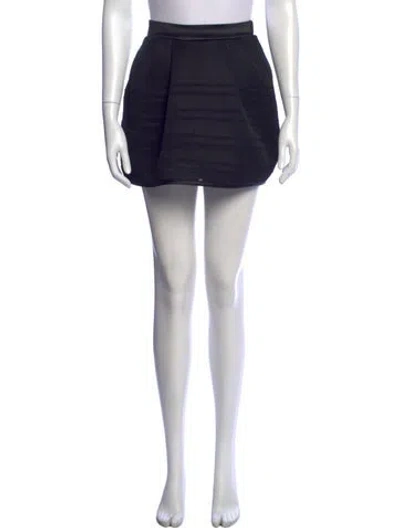 Pre-owned Maje Mini Skirt In Black