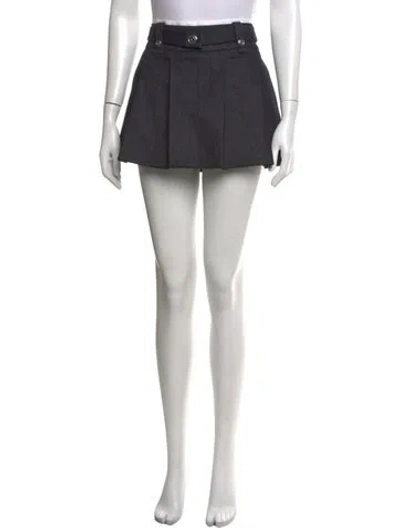 Pre-owned Maje Mini Skirt In Black