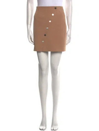 Pre-owned Maje Mini Skirt In Neutral