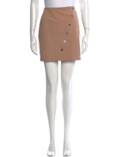 Pre-owned Maje Mini Skirt In Neutrals