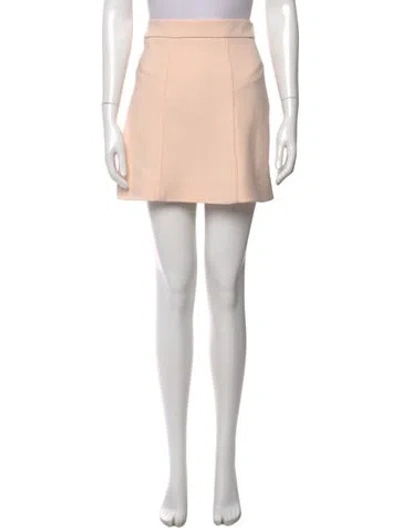 Pre-owned Maje Mini Skirt In Pink