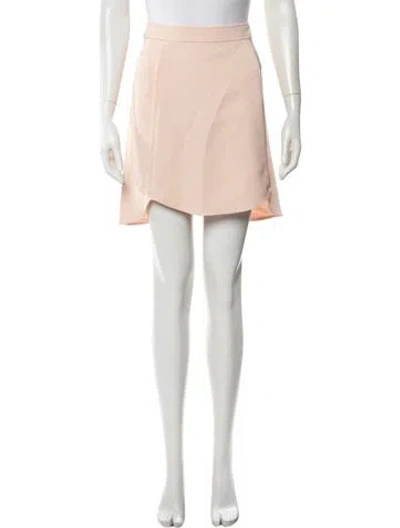 Pre-owned Maje Mini Skirt In Pink
