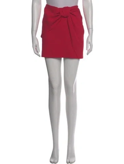 Pre-owned Maje Mini Skirt In Red