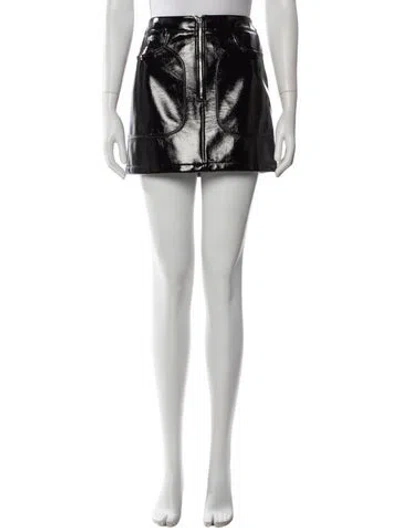 Pre-owned Maje Mini Skirt W/ Tags In Black