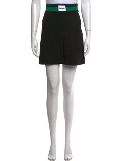 Pre-owned Maje Mini Skirt W/ Tags In Black