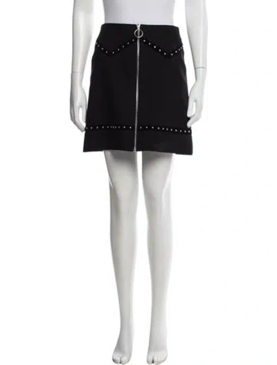 Pre-owned Maje Mini Skirt In White