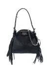 Maje Miss M Denim Micro Bag