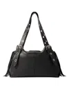 Maje Sac Miss M Xl En Cuir Lisse In Black