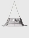 Maje Miss M Leather Pouch Bag In Multi