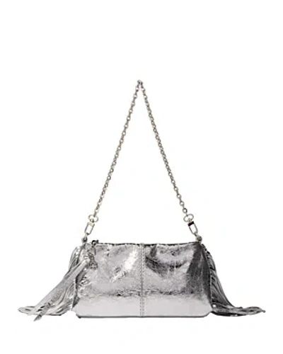Maje Size Woman-small Leather Goods-os (one Size) In Silver