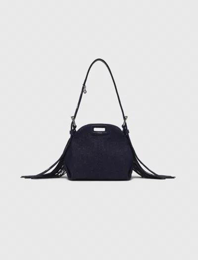 Maje Miss M Micro Denim Bag