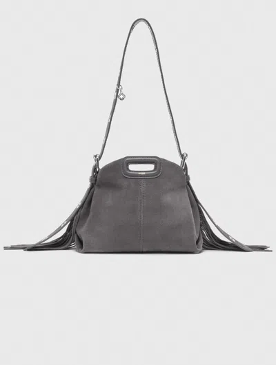 Maje Miss M Mini Suede Bag