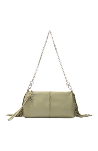 MAJE MAJE MISS M PLAIN LEATHER CLUTCH BAG