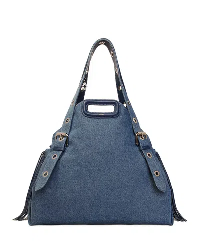 MAJE MISS M XL DENIM BAG