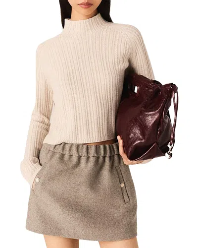 Maje Mitor Sweater In Nude
