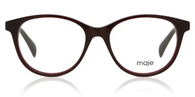 Maje Mj1001 Men's Glasses, Burgundy, Size 51