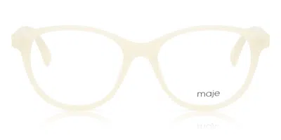 Maje Mj1001 Men's Glasses, White, Size 51