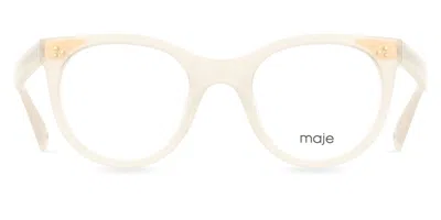 Maje Mj1003 Women's Glasses, White, Size 48